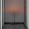 Vintiquewise Medium Modern Silver 9 Branch Lighting Thin Pipe Hanukkah Menorah, Metal-Aluminum QI004118.SI.M - alternate 2